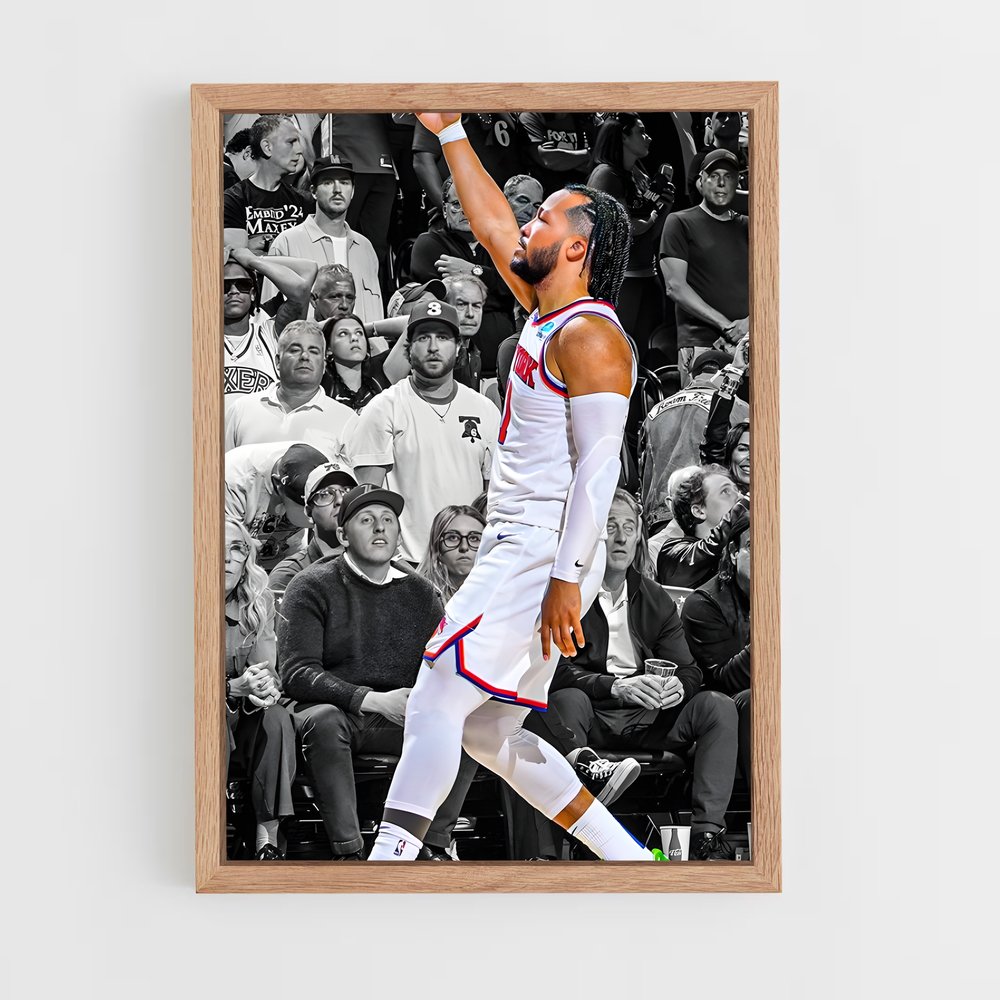 Poster Jalen brunson vertes – affiche Basketball (vue 4)